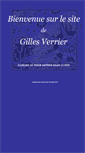 Mobile Screenshot of gillesverrier.com